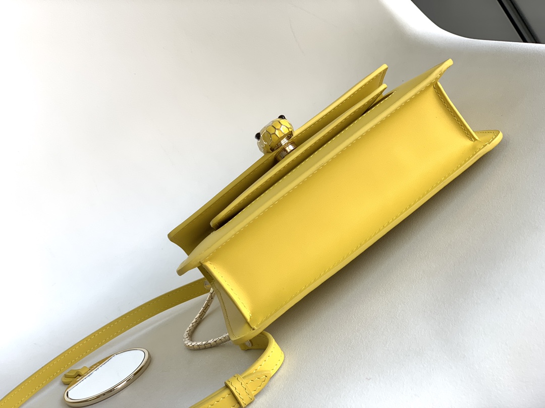 Bvlgari Serpenti Forever Small Crossbody Bag Yellow